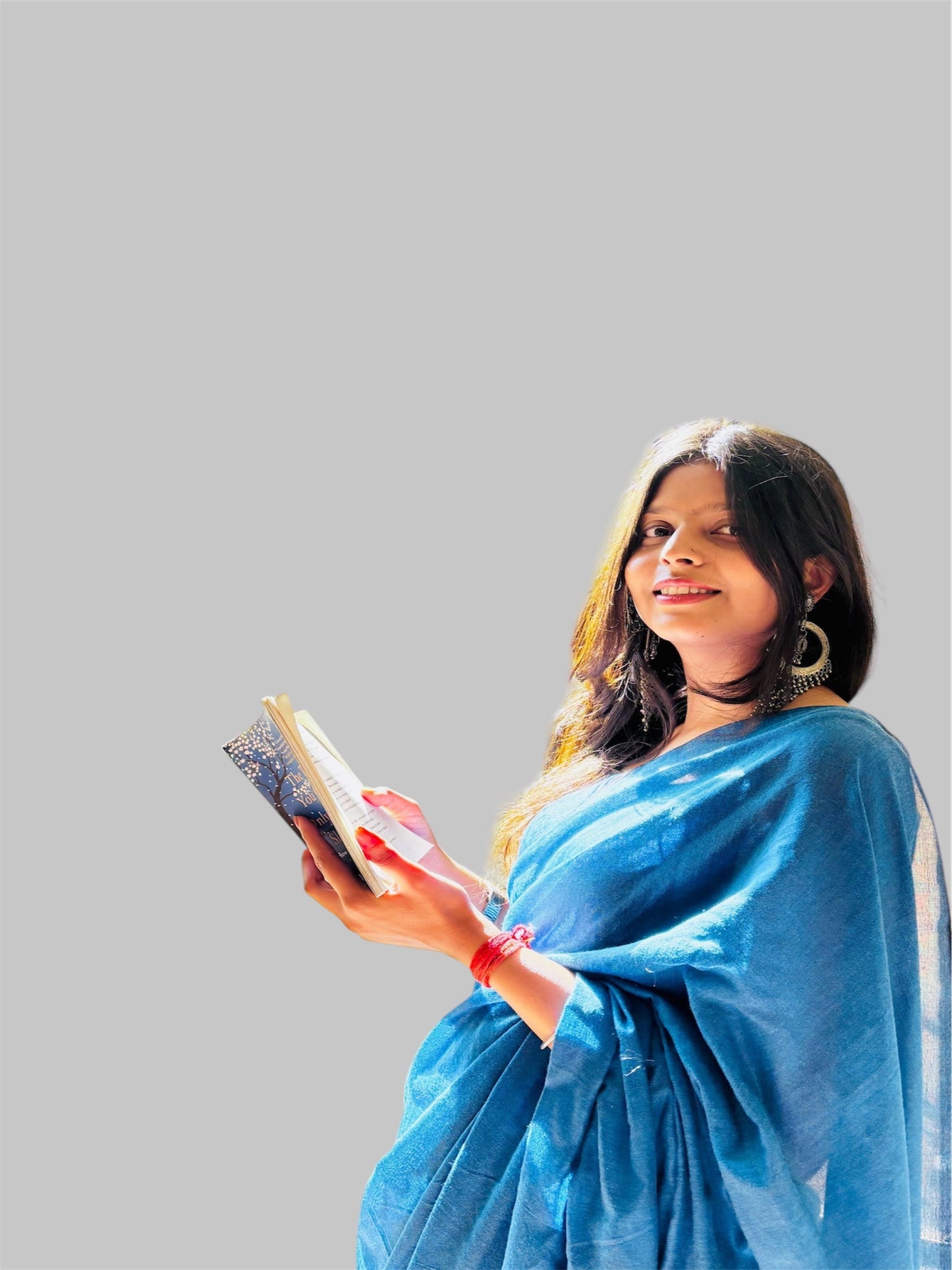Plain Beautiful Khadi Cotton Saree