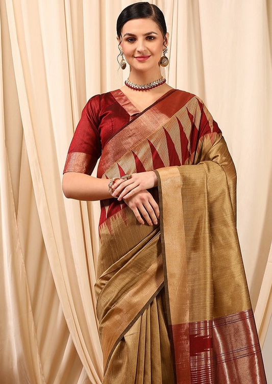 Golden Handloom silk