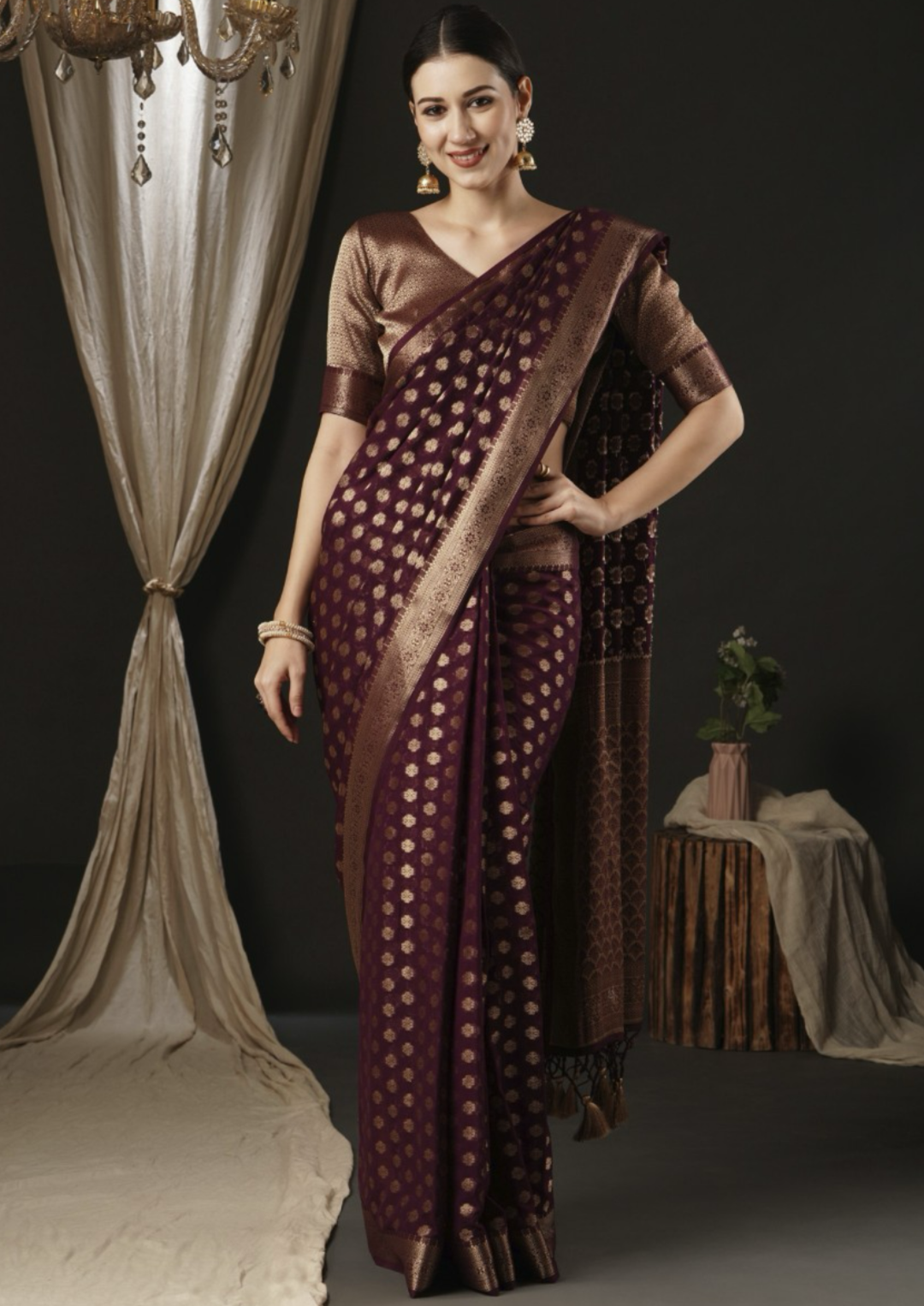 Pure Georgette Saree