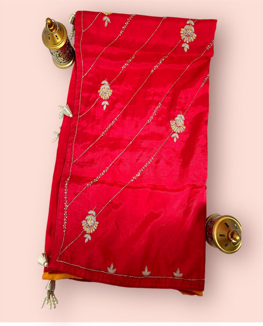 Pure Handwork HO Silk Saree