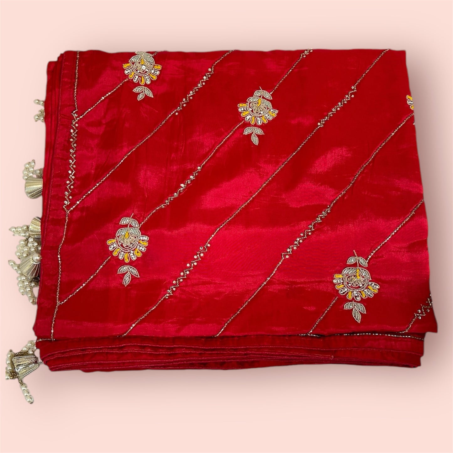 Pure Handwork HO Silk Saree